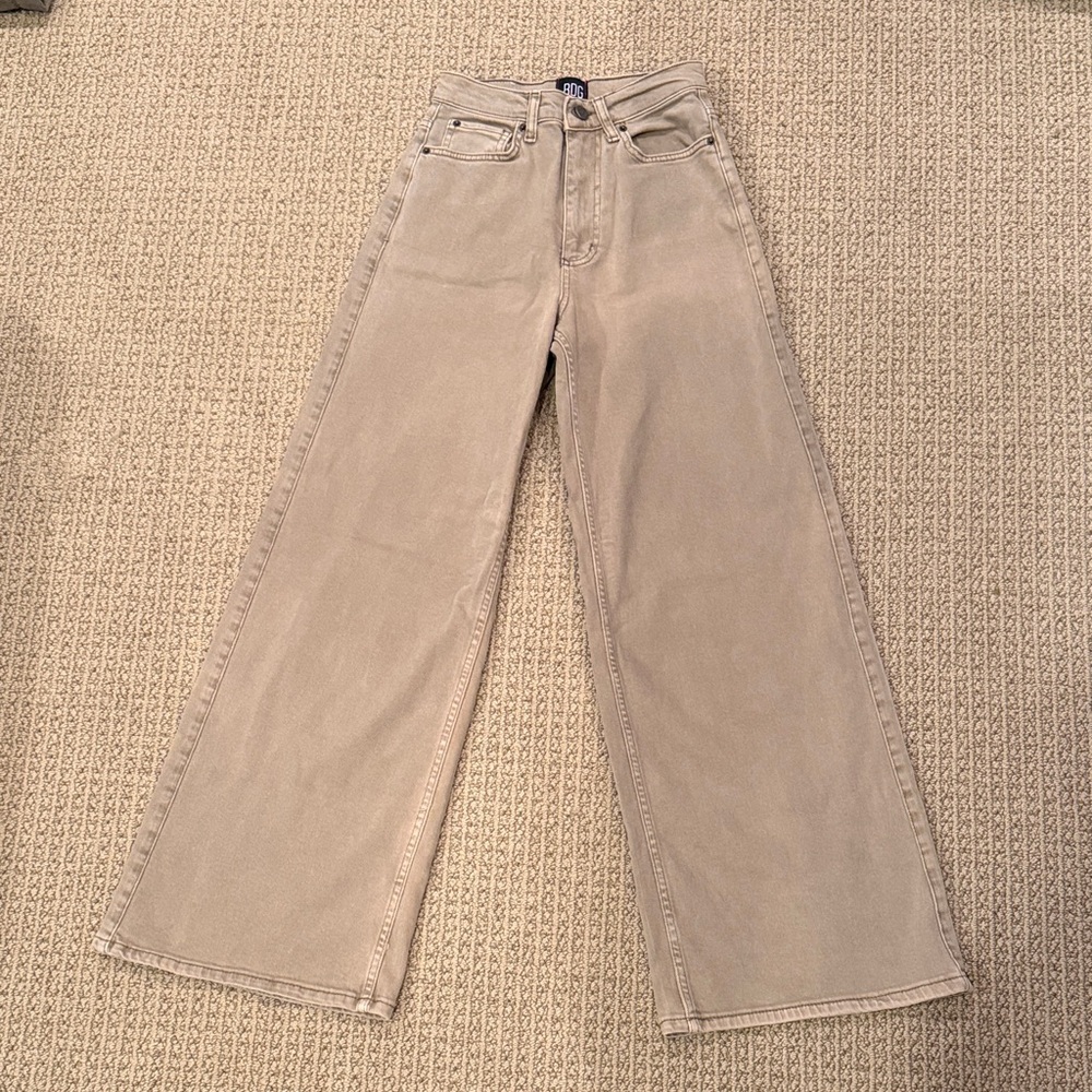 BDG Urban Outfitters A-Wide Tan Flare & Wide Leg Women's Jeans